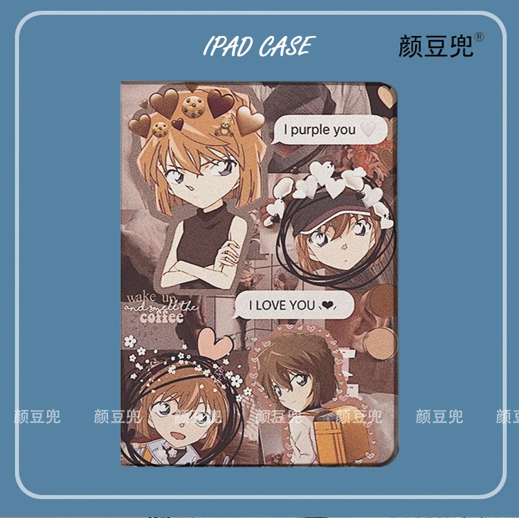 

Sherry Anime Haibara Ai Case For iPad 10.2 9th 10th Mini 5 6 for 2022 Pro 12.9 Case Luxury Silicone For iPad Air 4 5 10.9inch