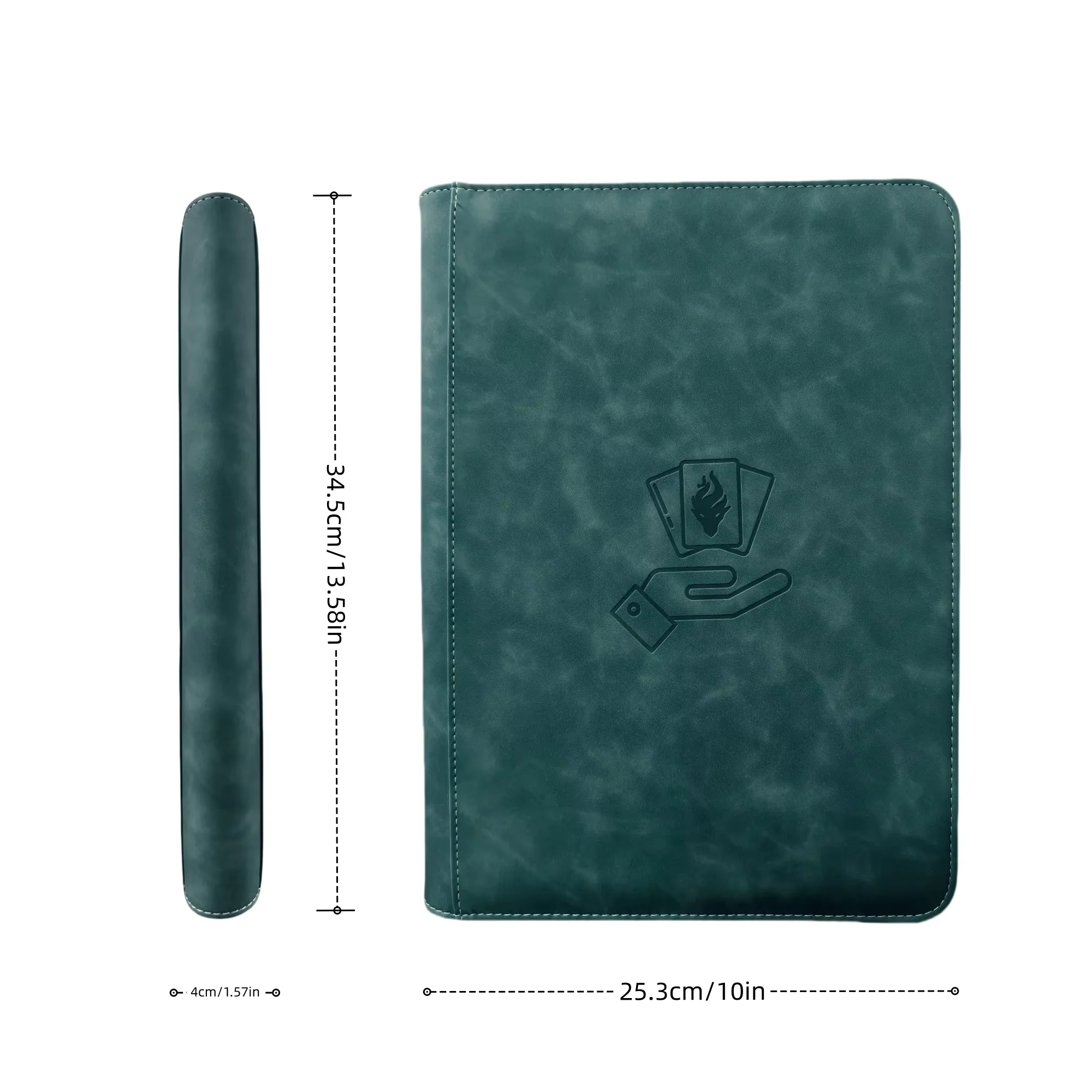 9 Pocket Trading Card Binder 360 Pockets Double Sided Pocket Card Folder for Sports Game Cards Collection For TCG/Game Card