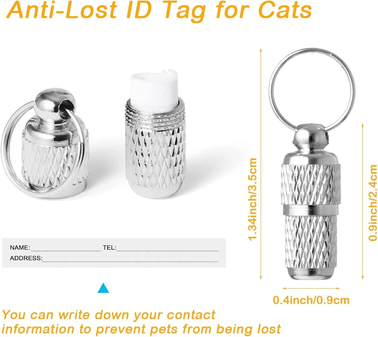 Reflective Breakaway Cat Collars With Bells And Id Name Tags_voghion.com