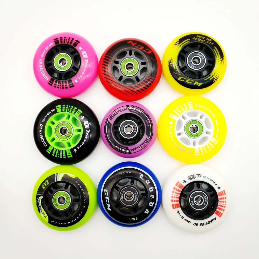 Roda de skate 8 linhas, frete grátis, 68mm, 72mm, 76mm, 78a, 80mm, 82a, 85a