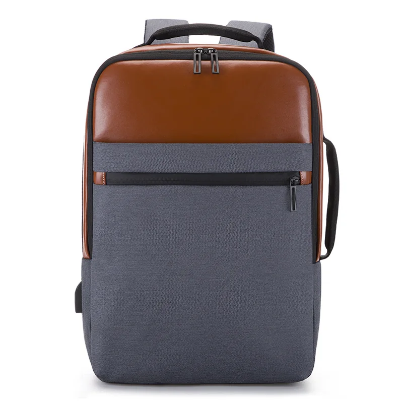 

Men's stylish backpack 15.6inch laptop notebook bag large waterproof travel USB charging backpack executive business backpack