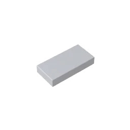 Gobricks GDS-566 Fliese 1 x 2 mit Nut, kompatibel mit Lego 3069 30070 Teilen, technische DIY-Bausteine für Kinder