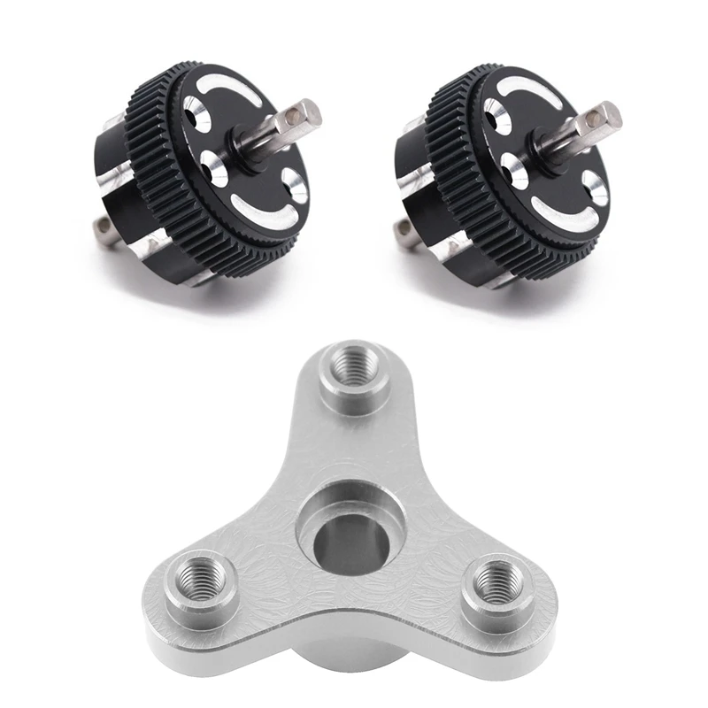 

2 Set RC Car Part: 1 Pcs Metal Slipper Clutch Eliminator & 1 Set Metal Differential Case Set