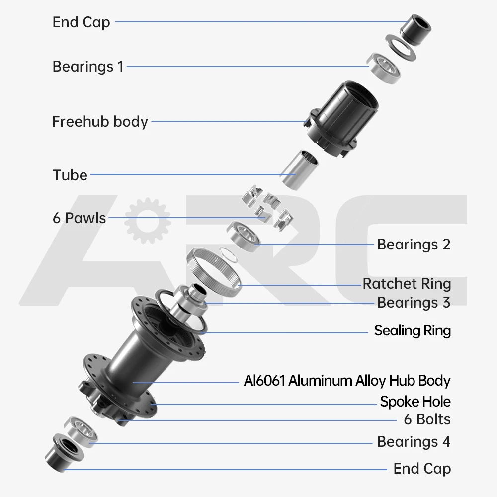 ARC BOOST MTB Bike Hub Rear 148x12 141x10 QR Bicycle Hubs 32 Holes