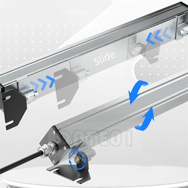 CNC Machine Led Work Lamp Waterproof Explosion-Proof Metal Lathe Lighting 220v Three Anti-Lamp 24Vdc 220VAC 10W14W18W