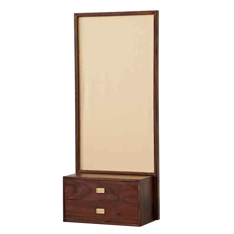 CX Chinese walnut solid wood screen partition door block living room hotel tea room