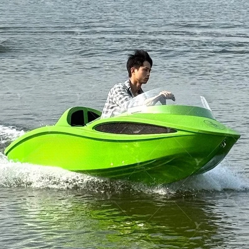 China Factory Price Hot Selling Entertainment Custom Electric Small Water Kart High Speed Mini Water Go Karts Jet Boat Sports