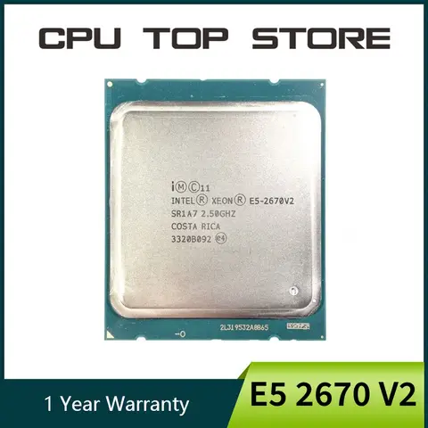 Intel Xeon E5 2670 V2 SR1A7 2.5GHz 10-CORES LGA 2011 Server CPU Processor