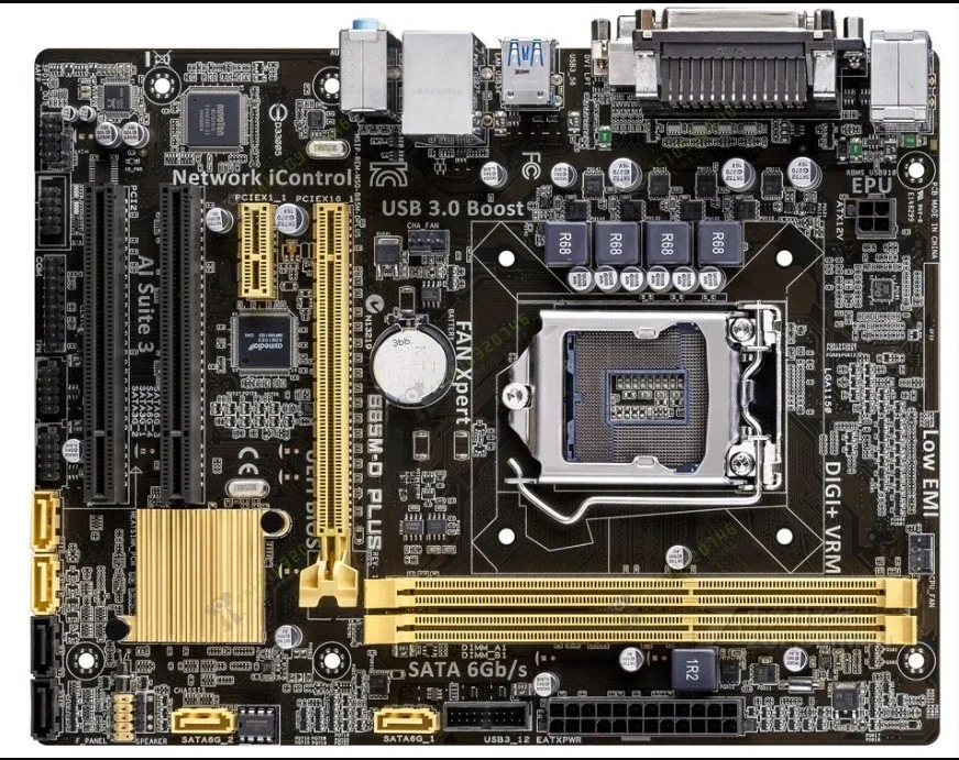 

95% New and Second-hand Dismantled Motherboard B85M-D PLUS B85 Motherboard 1150 Integrated Small Board