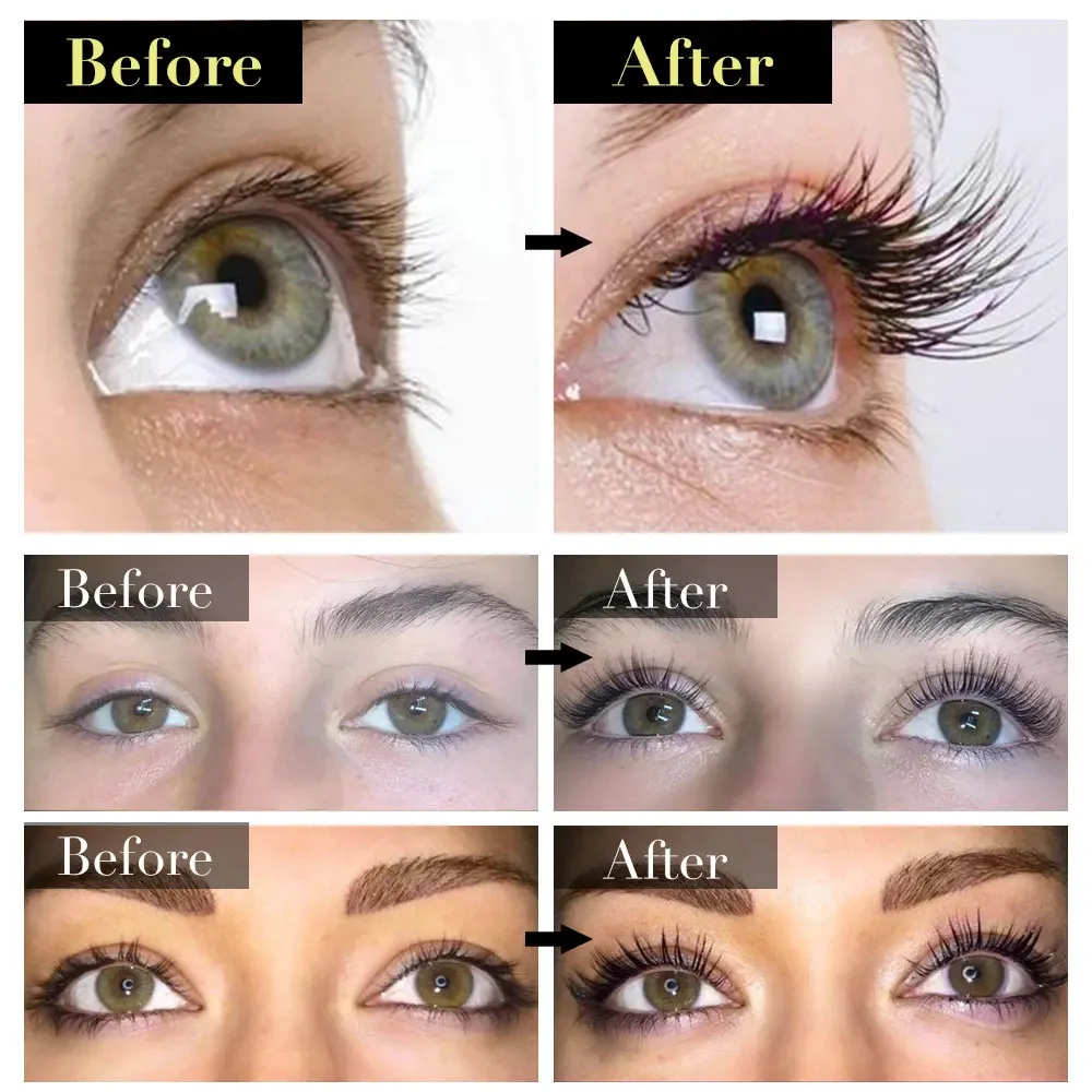 7 วัน Fast Natural Eyelash Growth Serum Eyebrow Enhancement Eyelash Lift ยาวหนาขนตาเปิดใช้งานรูขุมขน