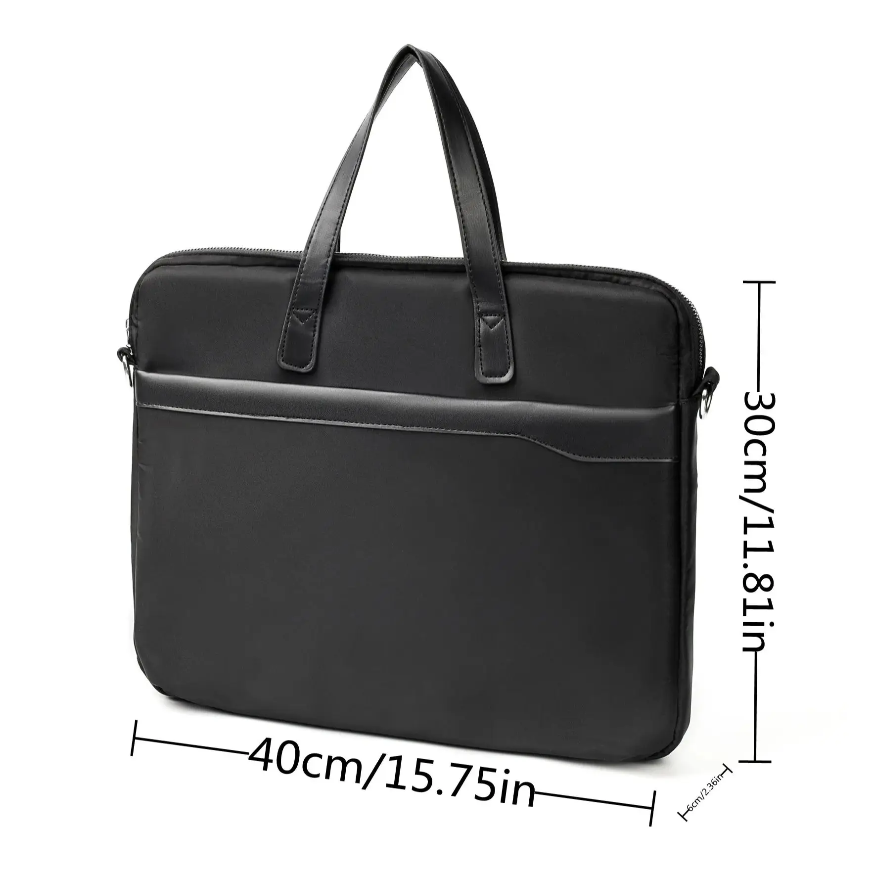 XOKY Large Capacity Laptop Handbag Business Briefcase Multi-layer Folder Meeting Storage Briefcase Hand Carry Office File Bag