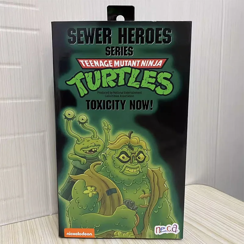 NECA 54256 Figurka Wojowniczych Żółwi Ninja TMNT Figurki Akcji 7-calowy Ruchomy Model Lalka Ozdoby Prezent dla Dzieci Oryginalny