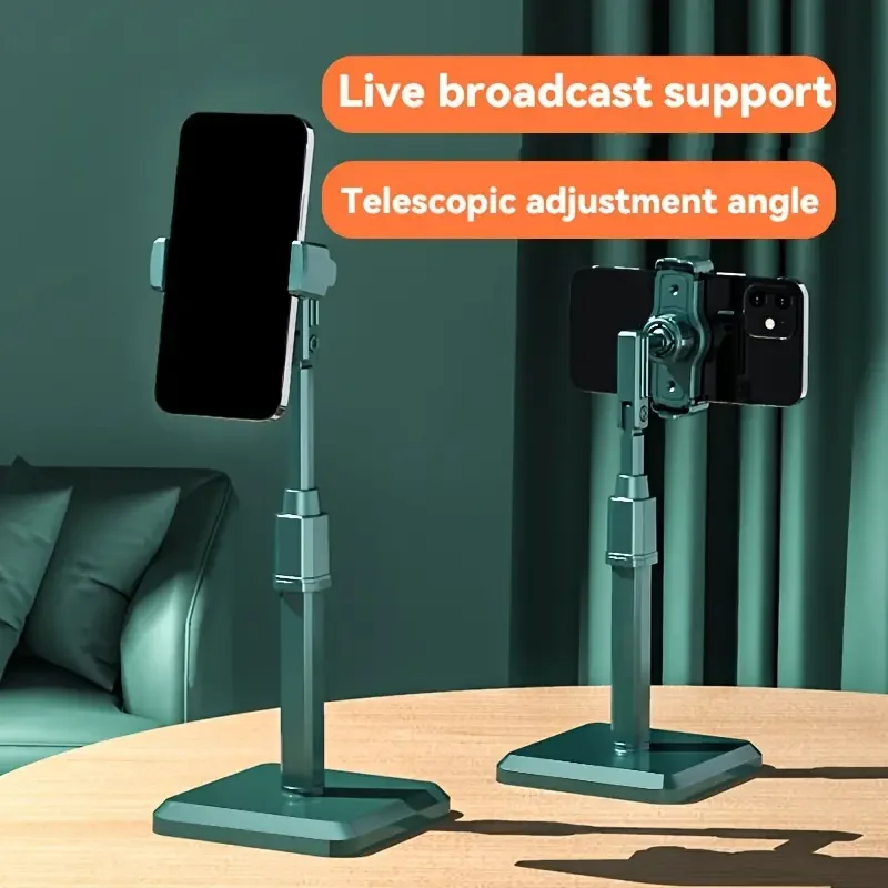 360° Adjustable Angle & Height Desktop Phone Stand - The Perfect Lazy Phone Holder for All Phones!