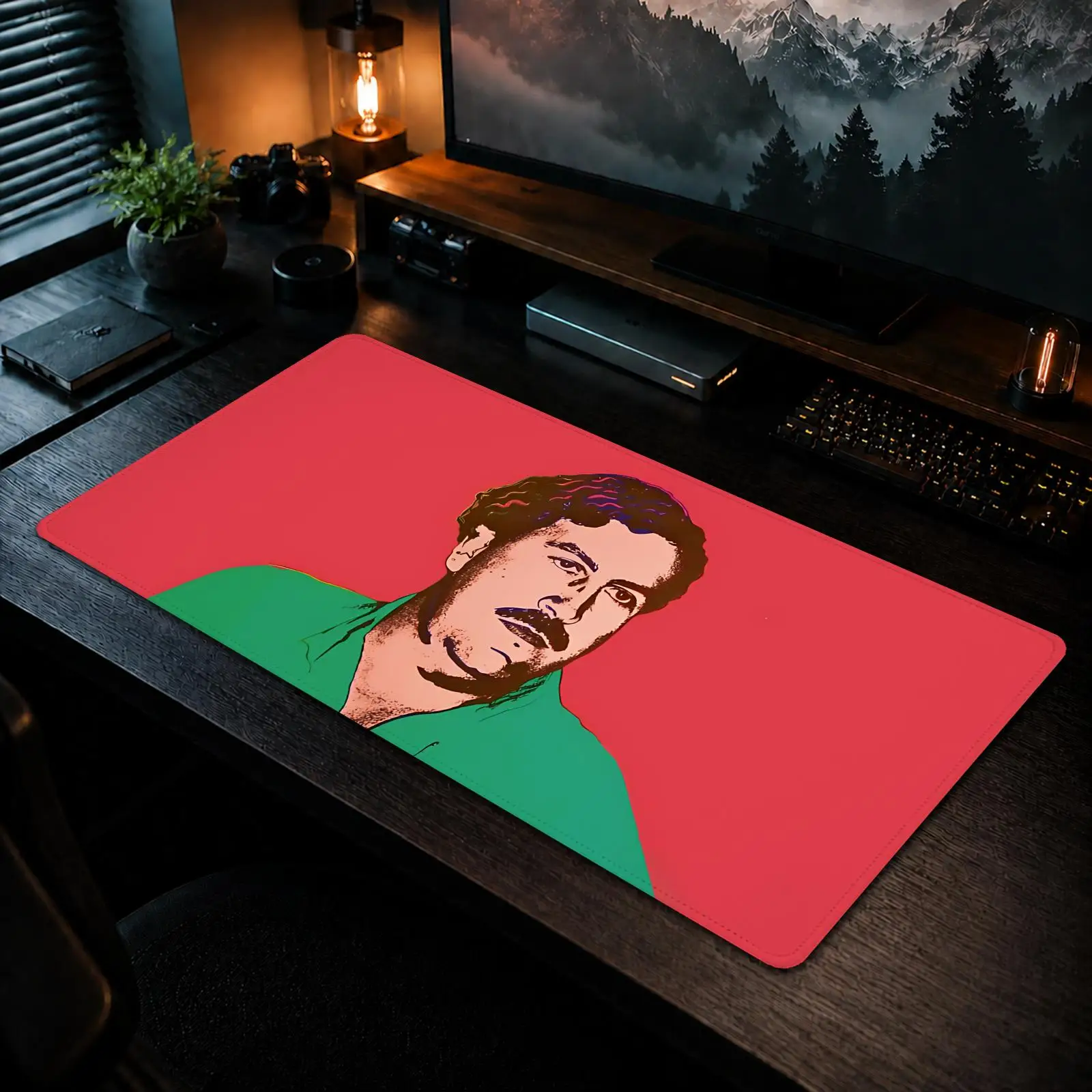 Tv P-Pablo Escobar Mouse Pad Gaming office Non-slip Desk Mat Diy Mousepad Large Game Keyboard overlock
