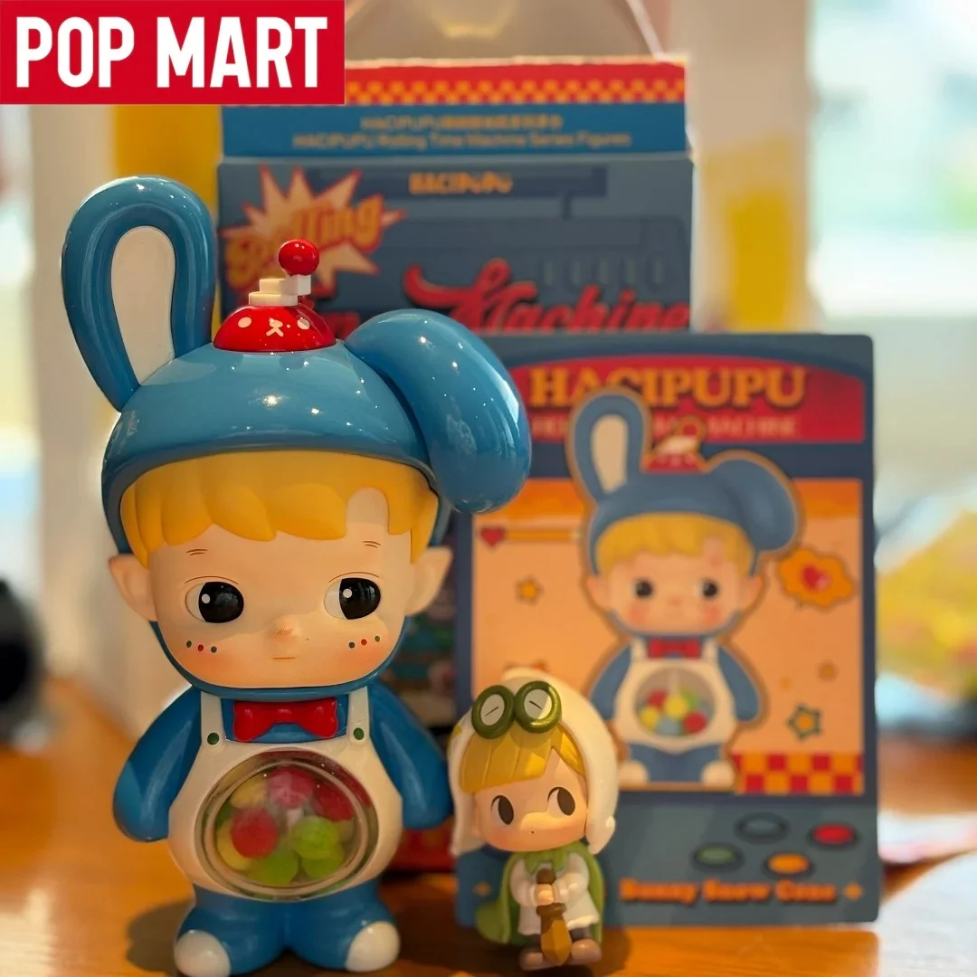 

POP MART Hacipupu Rolling Time Machine Series Blind Box Cute Anime Figure Mystery Box Collectible Toys Desktop Birthday Gift