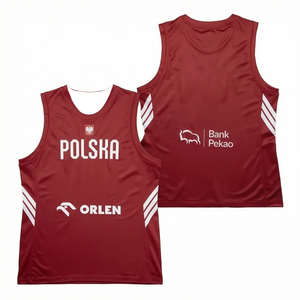 Unisex Schnelltrocknende Polen Basketball-Trikot-Weste Sport-Trainingsoberteil für Kinder Match-Spezial Leichtgewichtige Athletik-Weste – Detail 6