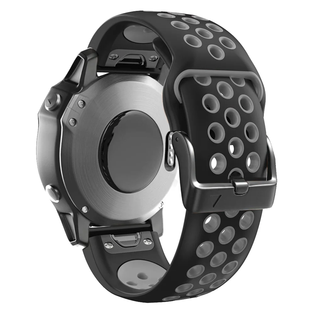 Ремешок силиконовый для наручных часов Garmin Fenix 7/7X Pro/5/5 Plus/6/6X Pro Forerunner 965 955 Epix/Instinct/Enduro, 22 мм 26 мм