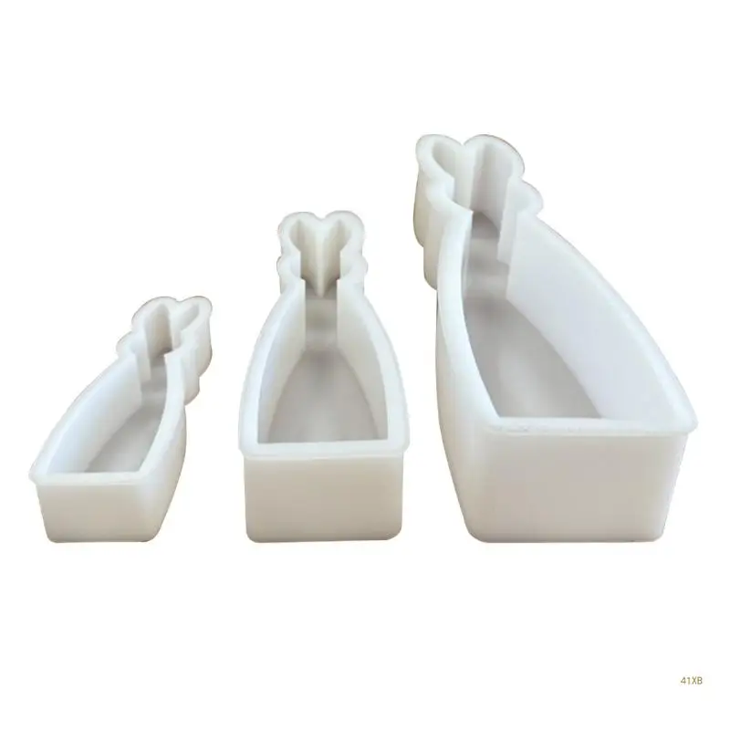 

41XB Rabbit Resin Mold for DIY Easter Party Decoration Gypsum Ornament Christmas Gift