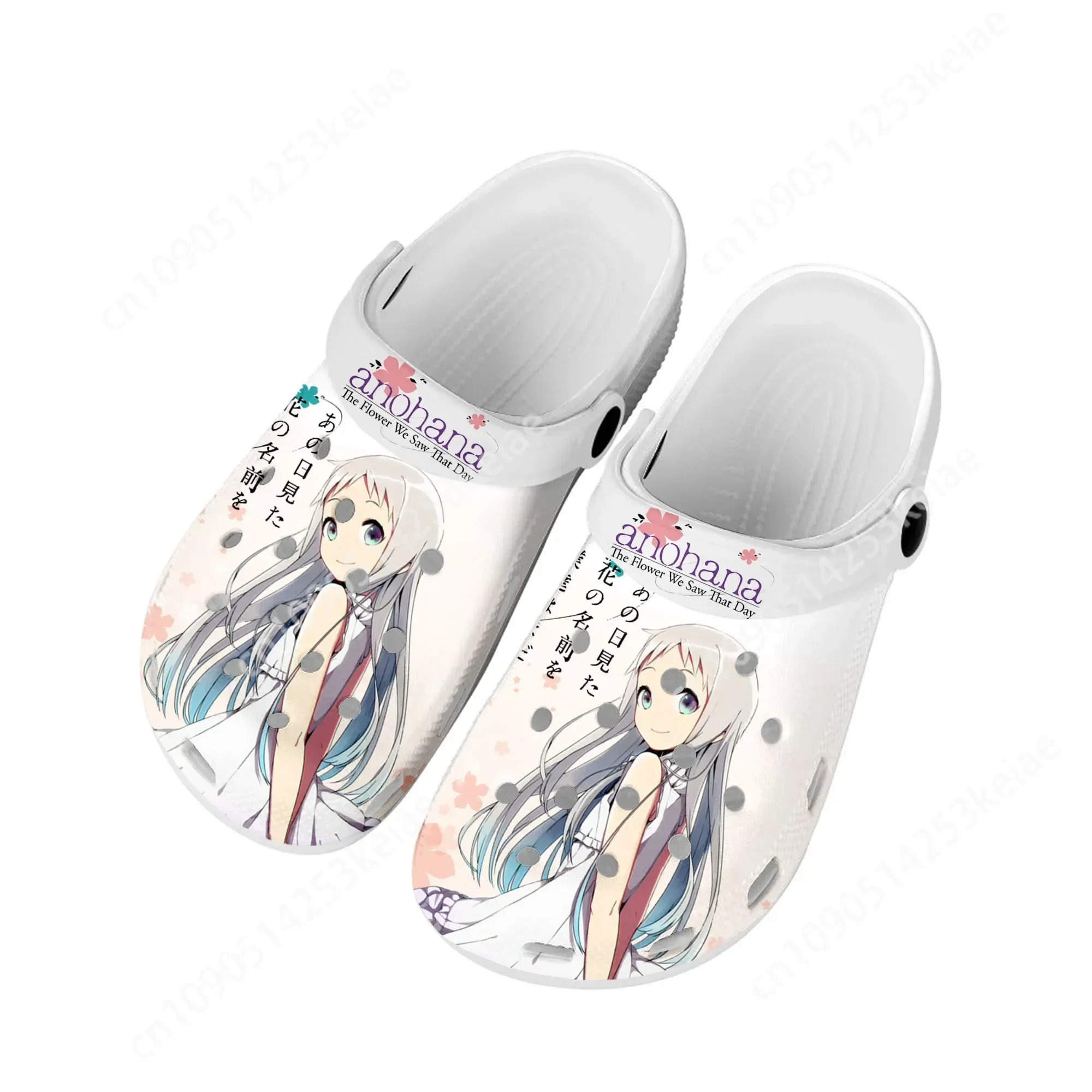 AnoHana The Flower We Saw That Day Home Clogs Custom Water Shoes Mens Womens Teenager Shoe Garden Clog Beach Hole Slippers