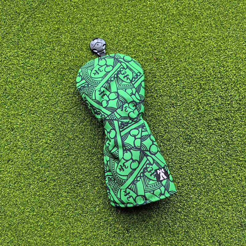 Kings and queens Golf Club #1 #3 #5 Wood Head covers Driver Fairway Woods Cover  Putter Headcover Nylon cloth