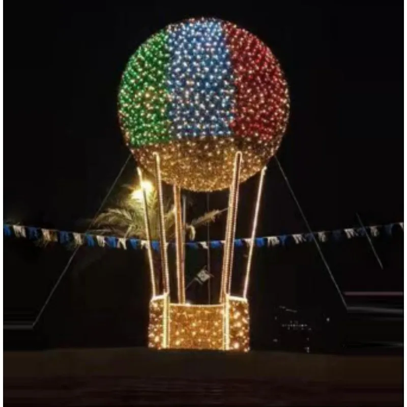 

IP65 Outdoor Light Emitting Diode Christmas Light with Hot Air Balloon 3D Pattern, Street Decoration