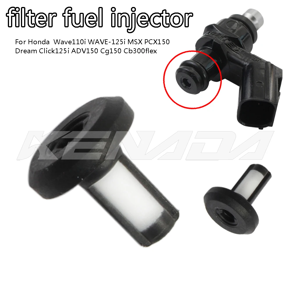 Filter Fuel Injector For Honda Wave110i WAVE-125i MSX PCX150 Dream Click125i ADV150 Cg150 titan fan150/160 Pop Biz beat vario