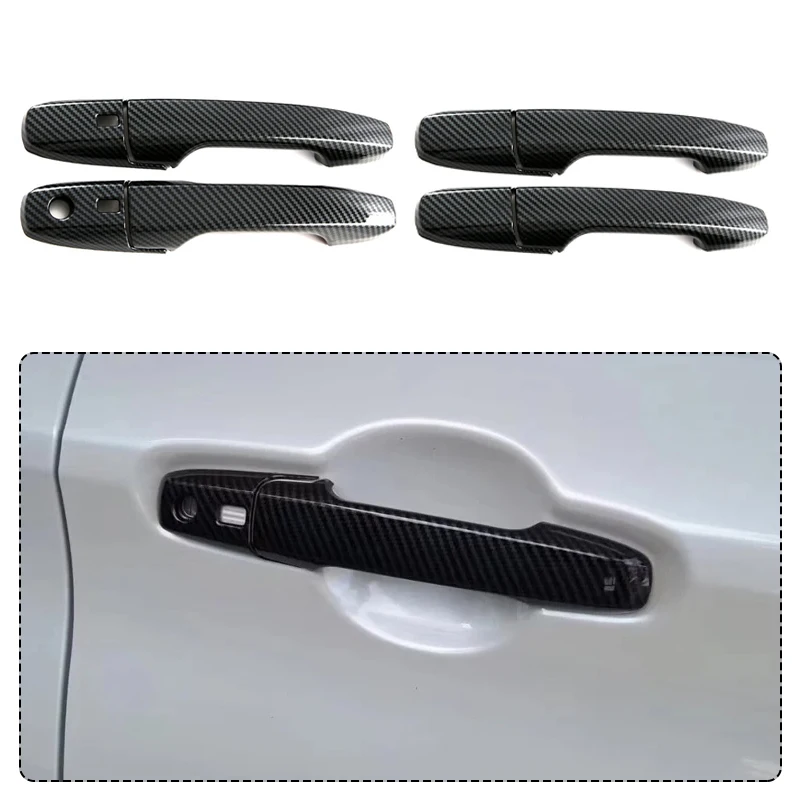 For Toyota Yaris Cross 2024 2025 Car Accessories ABS Cover Door Handle Frames Decorative Stickers W4