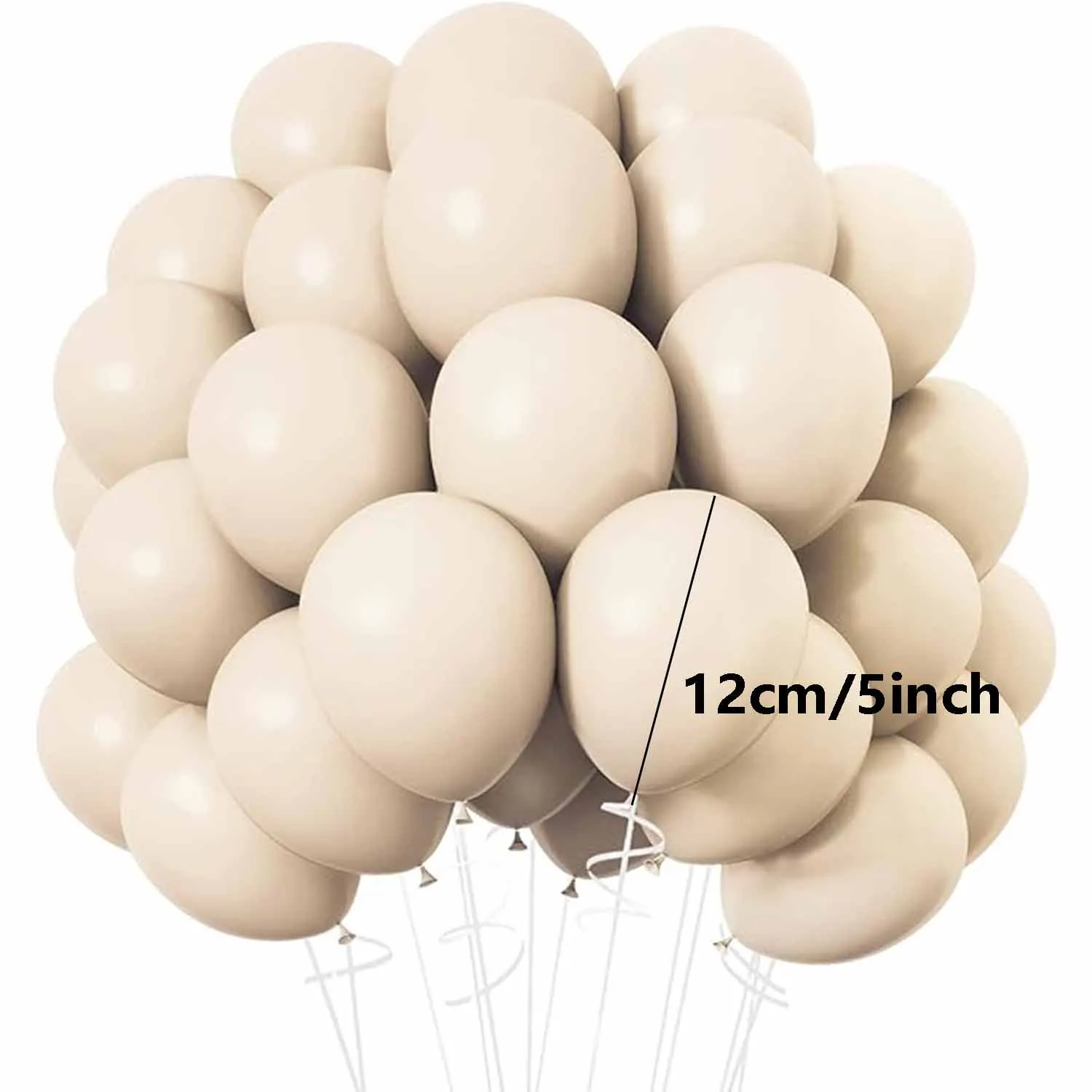 50PCS 5-inch retro latex balloons, birthday party atmosphere, venue decoration wholesale