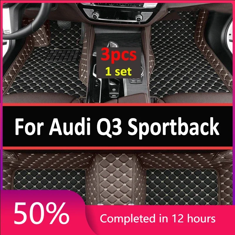 

Car Floor Mats For Audi Q3 Sportback 2020 2021 2022 Custom Auto Foot Pads Automobile Carpet Cover Interior Accessories