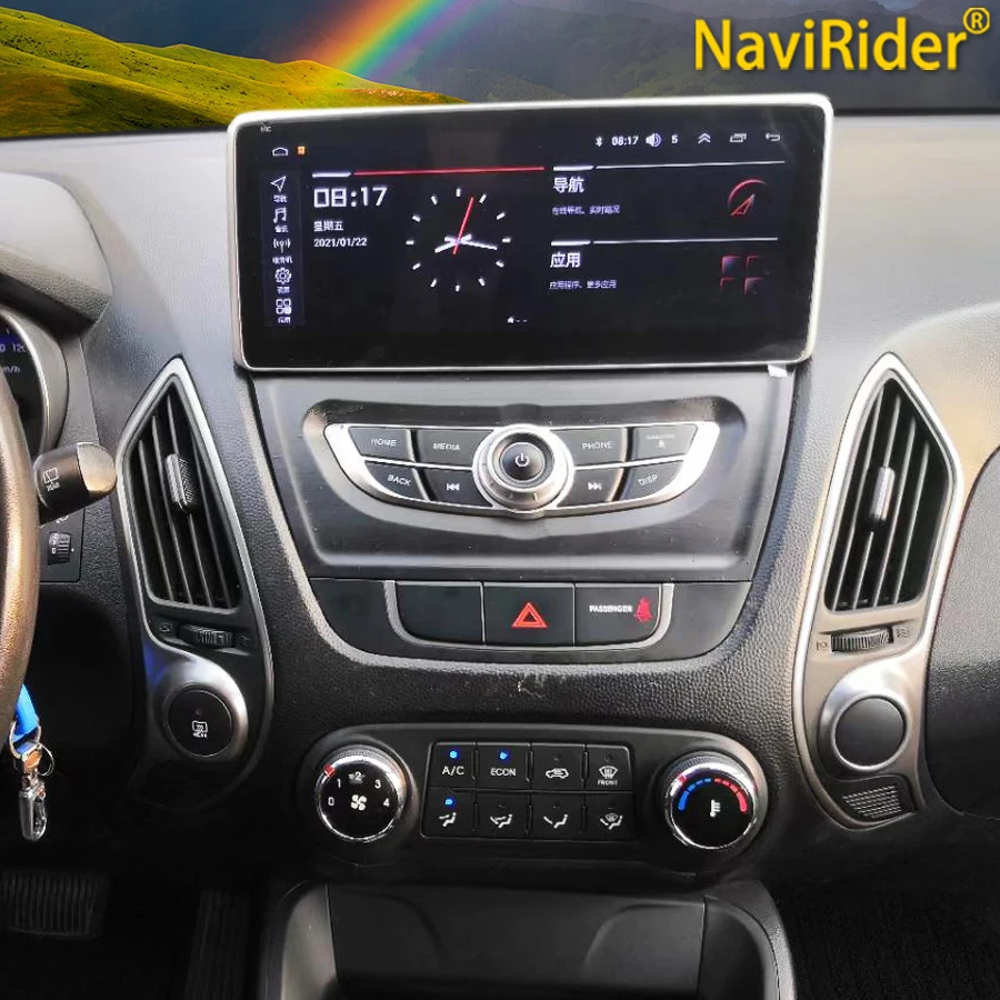 Android 14 Car Radio Carplay Screen Multimedia WIFI Bluetooth for Hyundai IX35 Hyundai Tucson 2 LM 2009-2015 Plug and Play GPS