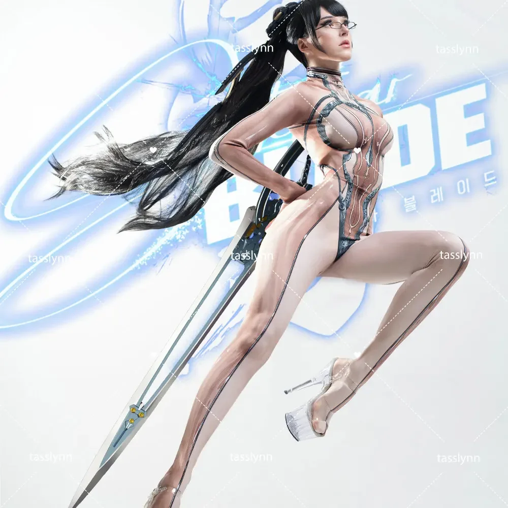 Anime Cosplay Stellar Blade Eve Cosplay Costume Women Halloween Costumes for Women Eve Spandex Bodysuit Geek Girls Suit view 4