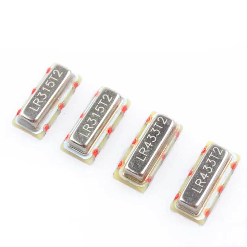 10pcs  Crystal Oscillator LR315T2 LR433T2 315MHZ 433MHZ Surface Acoustic Resonator