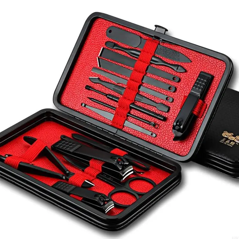 R3MF manicure set nagel clippers gereedschap set pedicure professionele set nagel manicure tool nagels reiskit cuticle remover