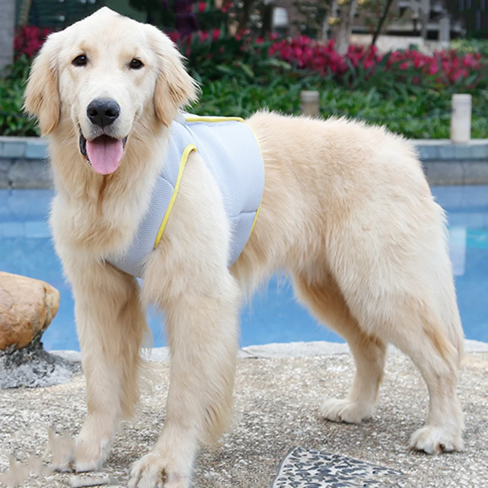 

Dog Cooling Vest Breathable Summer Pet Cool Vest For Walking Jogging Outdoor Hidden Quick Release Buckle Fit Xxl Large
