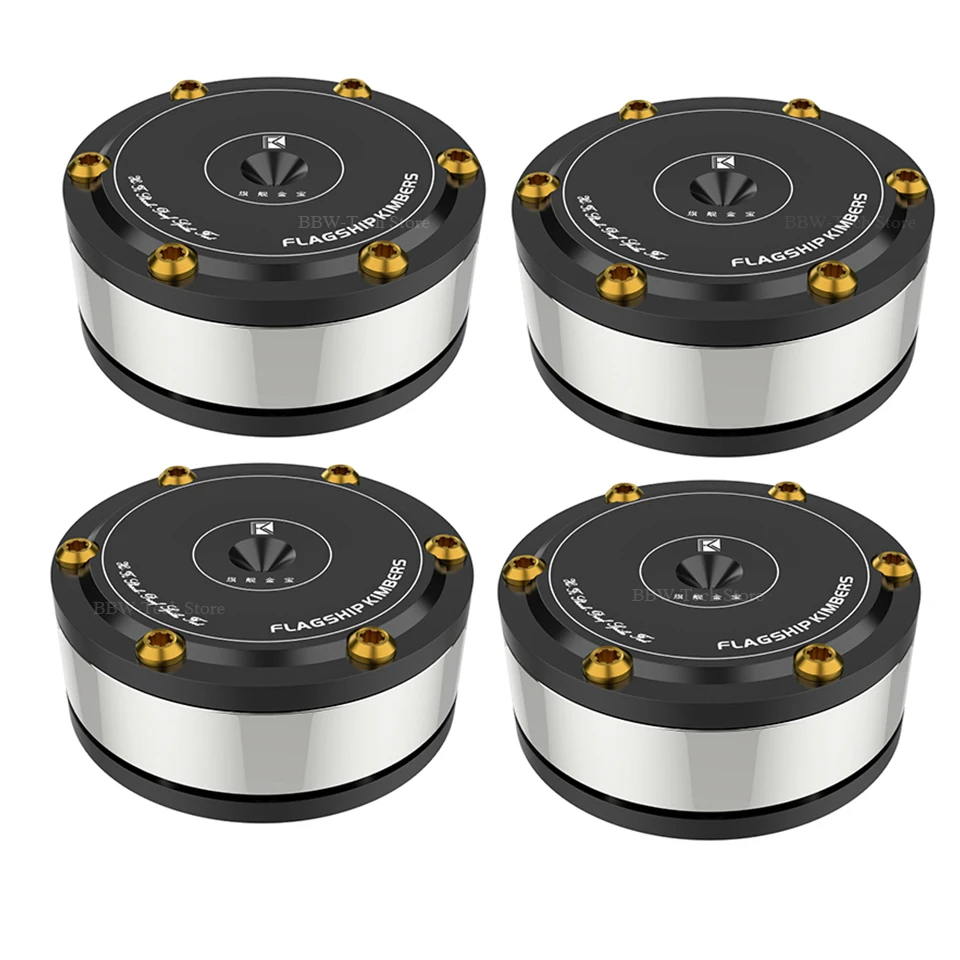 ​ ​ Blackbox Hi-Fi Audio Vibration Isolation Fußpolster Füße Keramik-Dämpfungsspikes für Lautsprecher Verstärker CD-Player DACs ​ ​