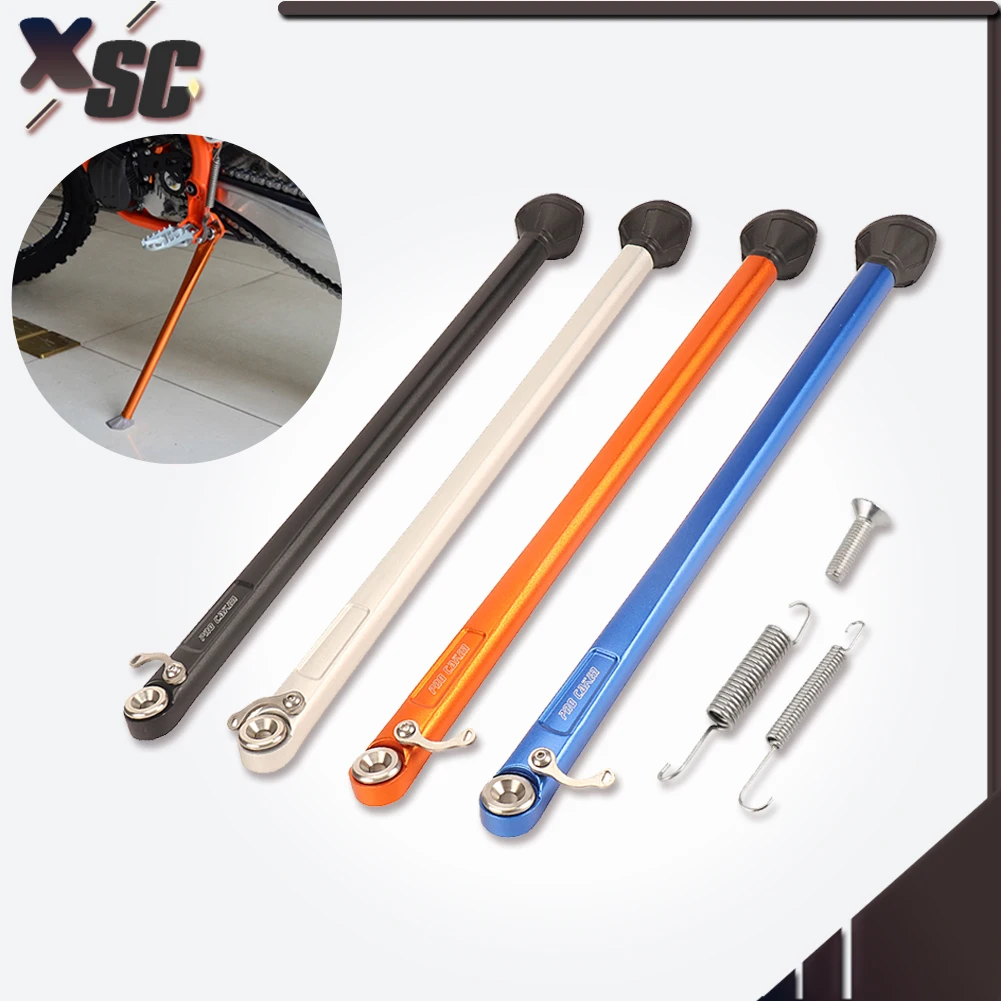 Parking Side Stand Kickstand Spring Motorcycle CNC Alloy Forged Kick Stand For EXC EXC-F XC XC-F XC-W EXC-R XCF-W EXCF XCW XCR-W