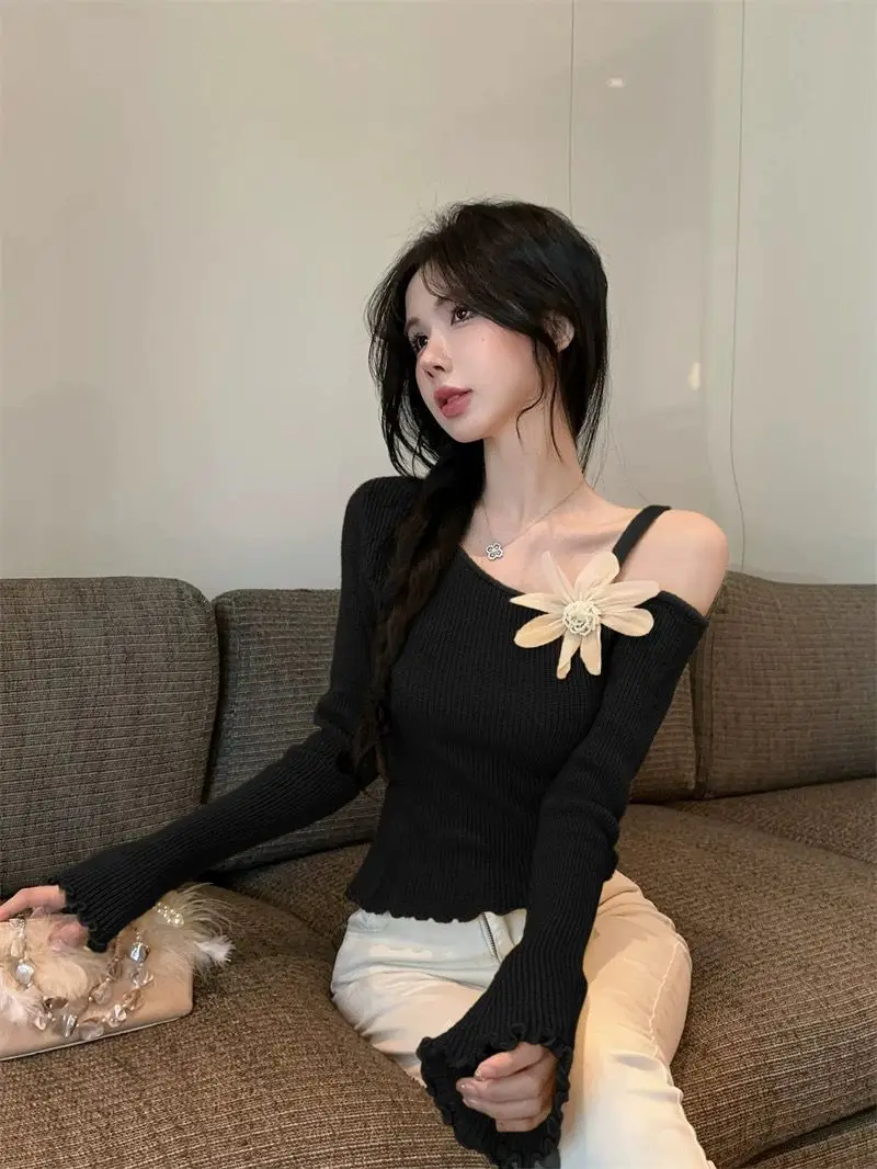 

Pullovers Womens Ladies Sweater Wool Unwavering Resolute Determined Dedicated Devoted Committed Autumn Modern Revolutionary 2026