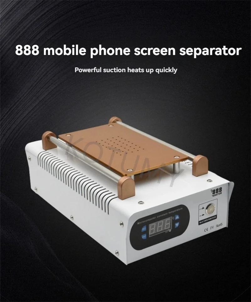 888 Lcd Screen Separator Machine Built-In Vacuum Pump For Iphone Android Flat Screen Disassembly Small Batch Cellphone Refurbish