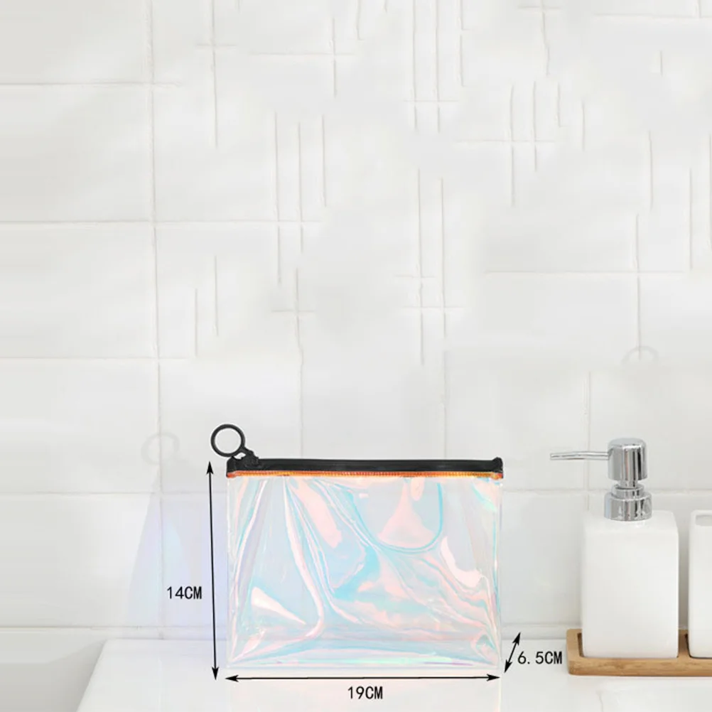 

Transparent Waterproof Makeup Bag Large Capacity PVC Travel Organizer Toiletry Portable Storage Travel Bag