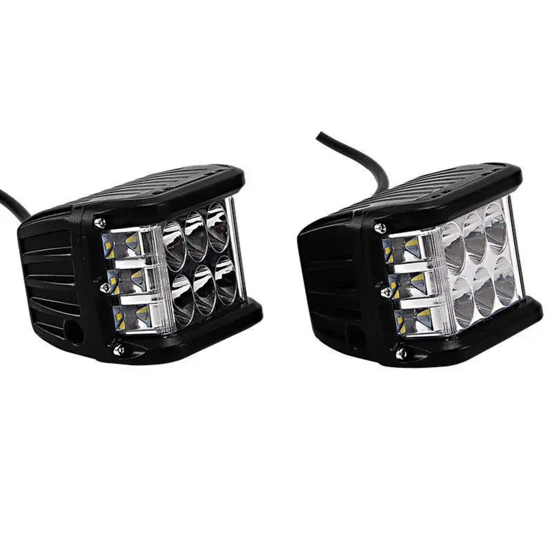 

Good 60W 45W LED Three-sided Luminous Work Light Side Luminous Daytime RunningLight Wrangler Spotlight Off-road Modification Lig