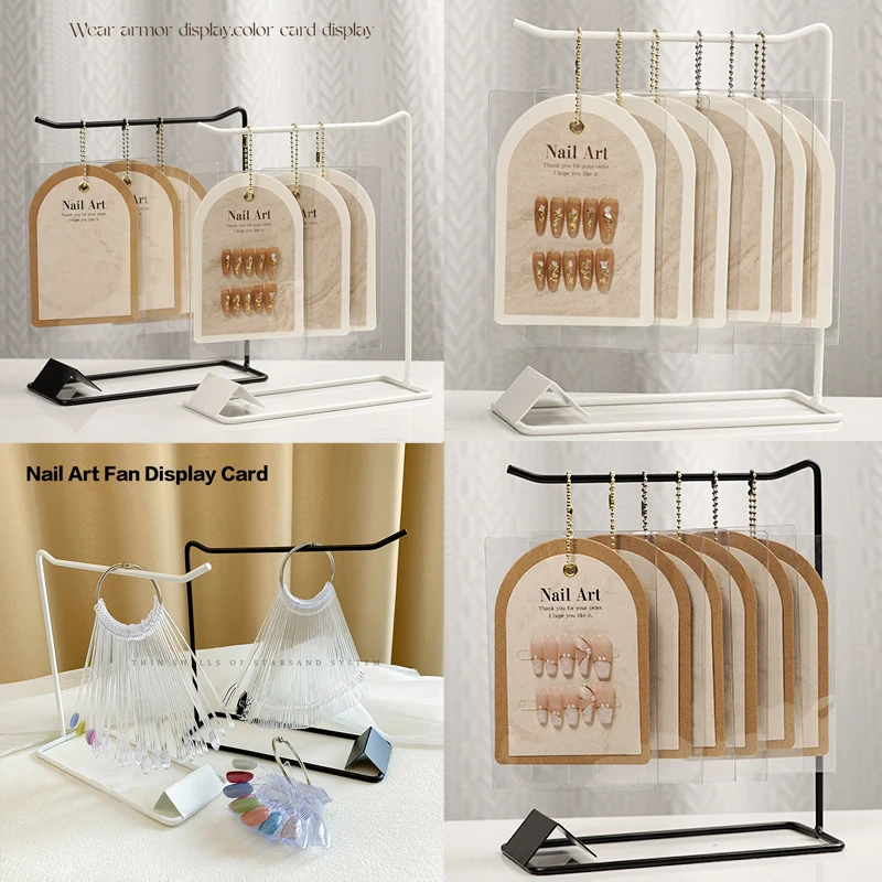 1PC Jewelry Rack Iron Earring Storage Rack Jewelry Lipstick Stall Display Rack Ear Stud Earring Hanger Jewelry Display Tools