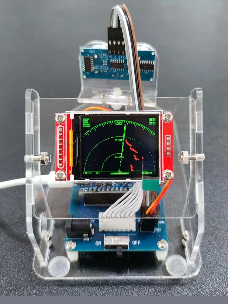technologie-de-balayage-radar-a-ultrasons-sg90-pour-creer-des-kits-de-bricolage-des-jouets-creatifs-manuels-pour-la-programmation-arduino-une-machine-de-detection-de-robots