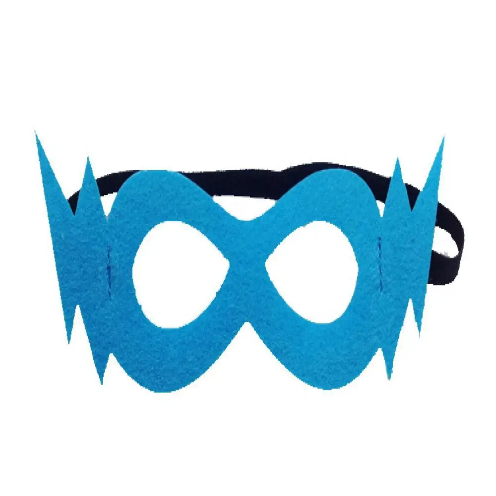 Kinderen Cosplay Masker Halloween Vilt Oogmaskers Kostuum Veelkleurig Verstelbare Feestbrillen Halve Maskers met Elastisch Touw voor Verjaardag