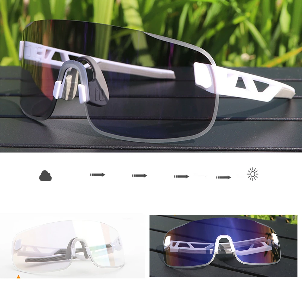 

Photochromic glasses Cycling Sunglasses for Men Women Outdoor Bicycle Sports Eyewear MTB Glasses Road Bike Cycling UV400 Goggles