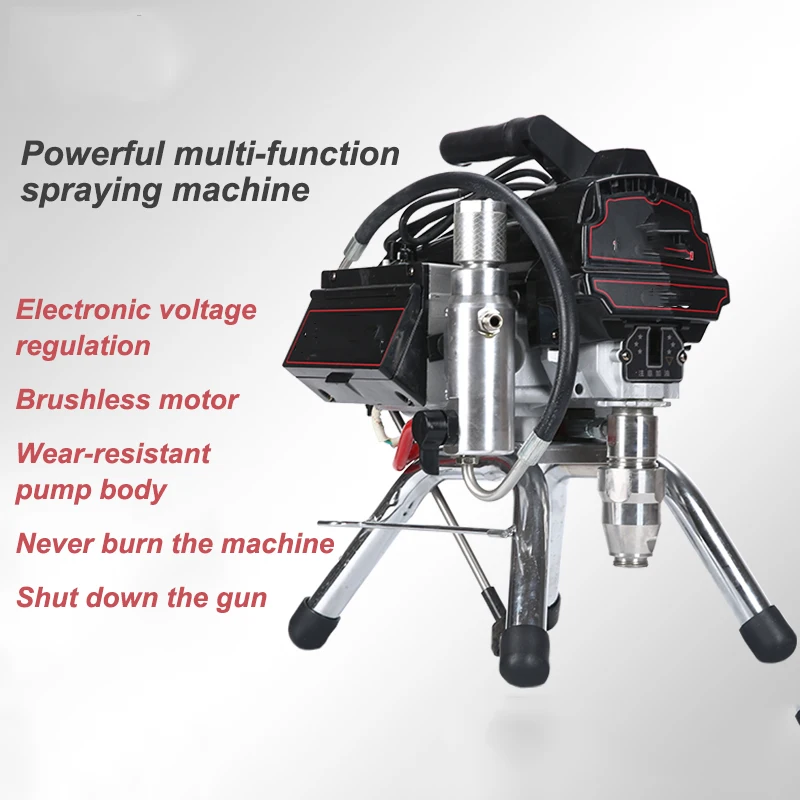 

High-Pressure 3500W Airless Spraying Machine Professional Airless Spray Gun Airless Paint Sprayer 495 395 Painting Machine Tool