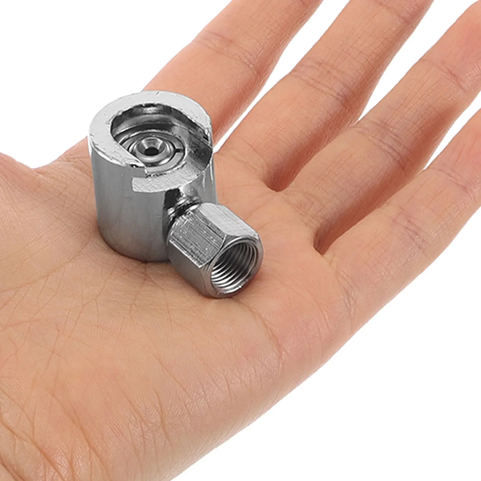 Button Head Grease Fitting Adapter Iron Zinc Alloy Grease Coupler Replacement Hydraulic Fitting Connector for Precise Equipment
