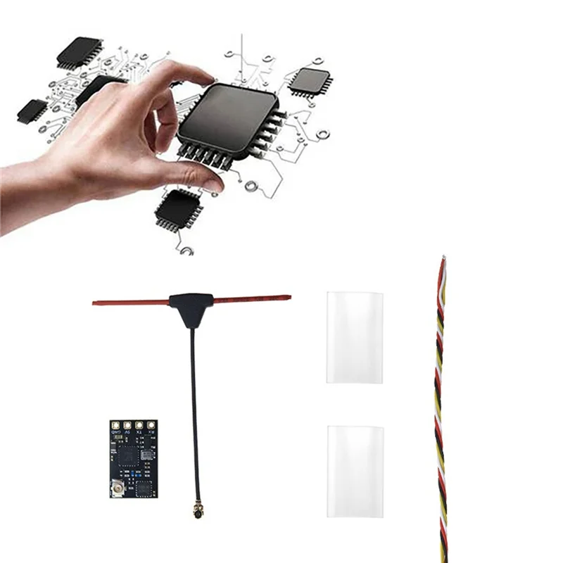 AEE7-ELRS NANO 2.4Ghz RX EXPRESSLRS 2400 RX استقبال لطائرات بدون طيار طويلة المدى FPV كوادكوبتر