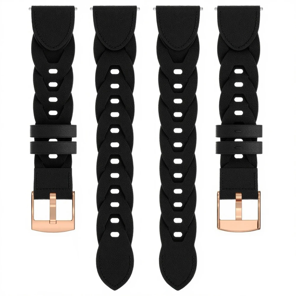 Женский ремешок для часов из синтетической кожи 18 мм, браслет для Garmin Venu 3S 2S Vivoactive 4S Forerunner 265S 255S, браслет, ремешок для часов