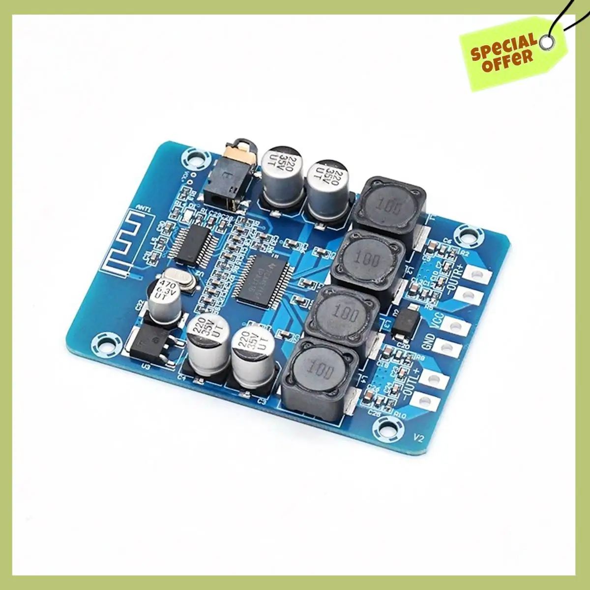 Advanced XH-M314 Bluetooth Digital Power Amplifier Board TPA3118 Dual 45W Audio Module AUX Decoding