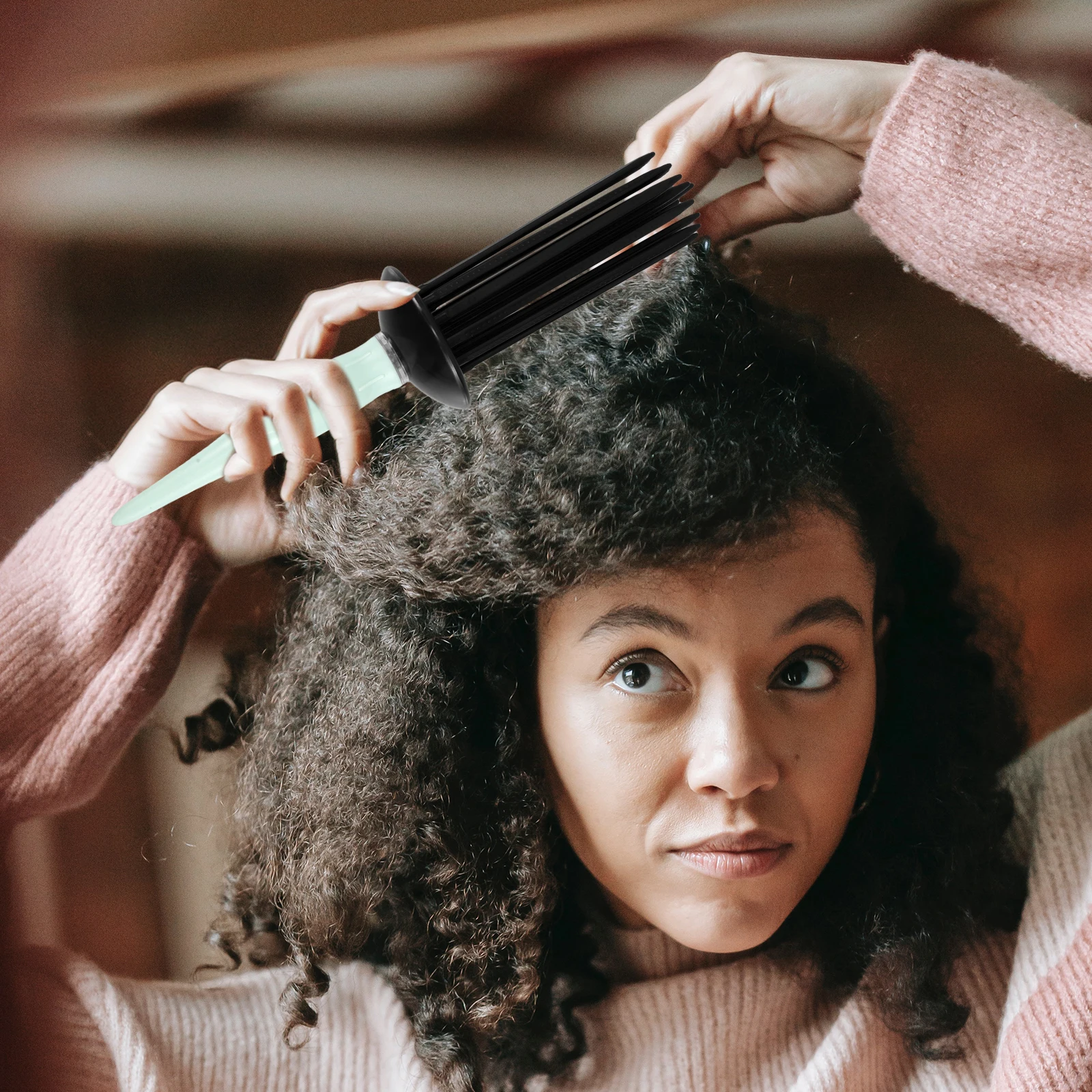 

Curly Volume Styling 1PC Portable Lightweight Airy Curl Shaping Tool for Blow Dryer Curling Iron Anti Static for Curly